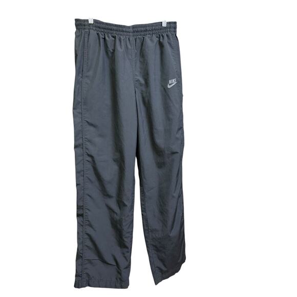 Nike Men's Sweatpants Black Pockets Elastic Waistband and Zipper Legs Large - Picture 1 of 11